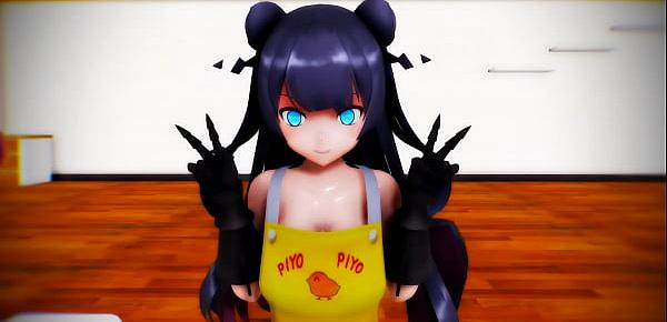  191130 [MMD]XXX Light Cruiser Demon Training